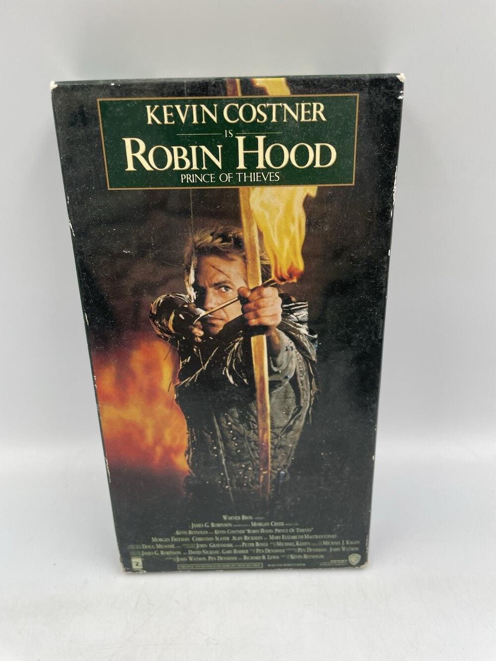 Robin Hood: Prince of Thieves VHS 1991 Kevin Costner